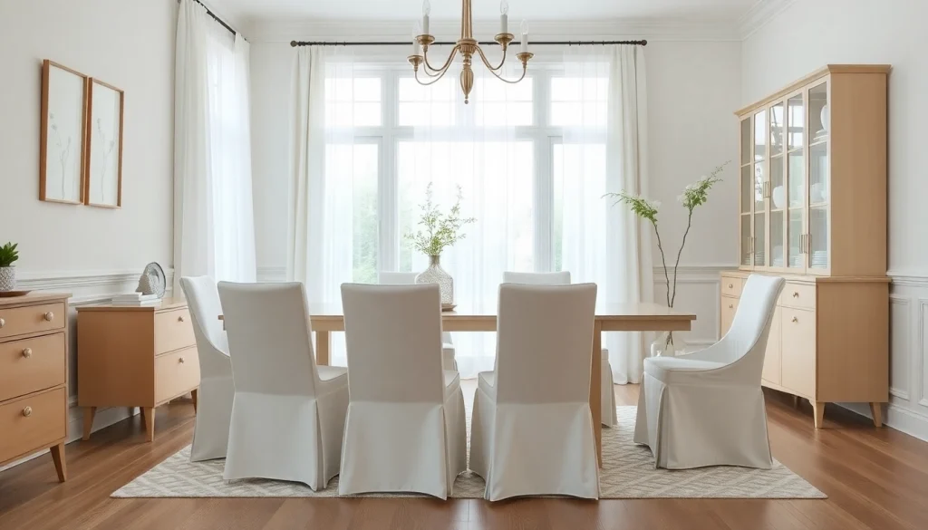 Transform your dining experience with stylish housses de chaises that enhance decor and protect furniture.