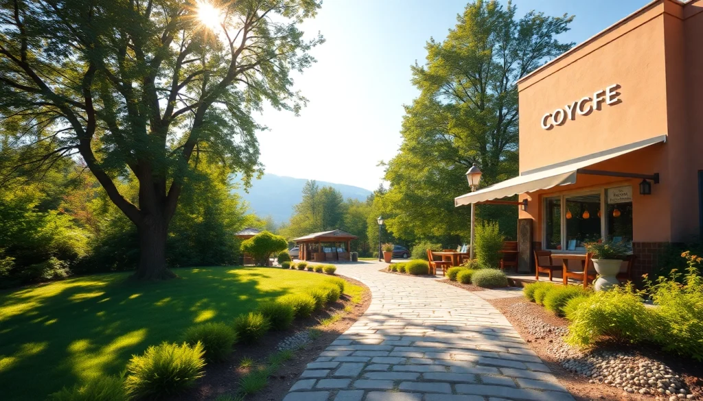 Visit Here to discover a charming café nestled in nature's beauty.