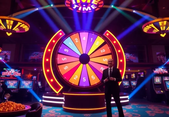 Discover crazy time statistiche in an exciting casino setting with a colorful wheel and live action.