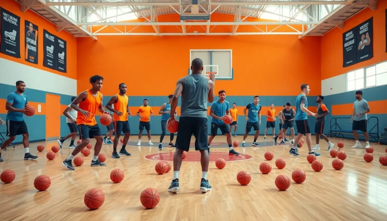 Join dynamic basketball training programs near me with dedicated athletes practicing skills.
