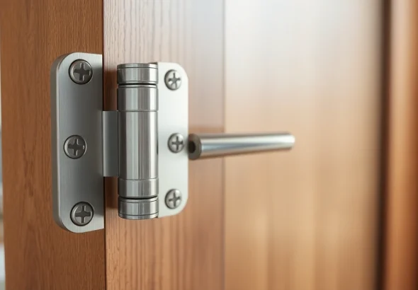 Showcasing a high-quality hinge by a Door Hinges Manufacturer, highlighting its sleek design and finish.