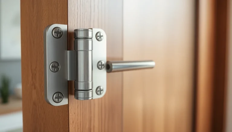 Showcasing a high-quality hinge by a Door Hinges Manufacturer, highlighting its sleek design and finish.