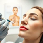 Expert administering botox injections in a serene clinic environment, highlighting professionalism and comfort.