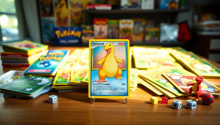 Showcase of real pokemon cards in india featuring a Charizard card on display.