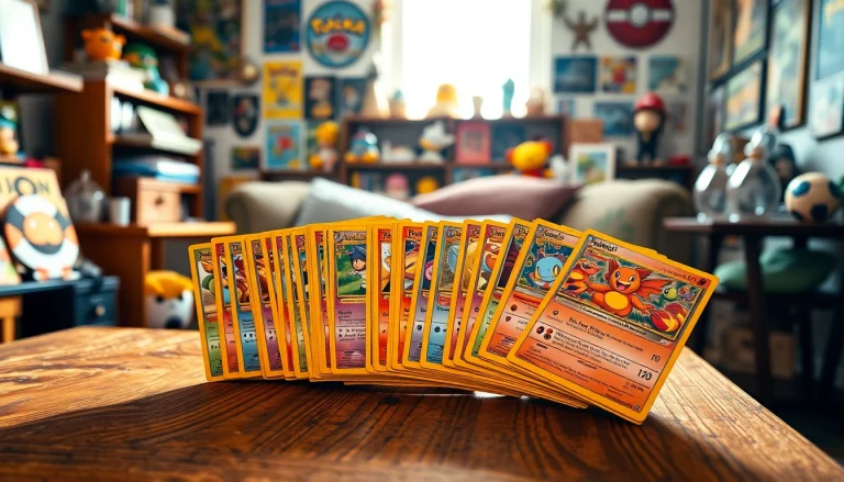 Showcasing real pokemon cards in India on a textured table, inviting collectors and fans.