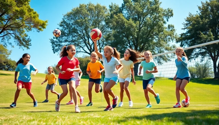 Engaging activities at Multi Sports Camps for Girls promoting teamwork and empowerment.