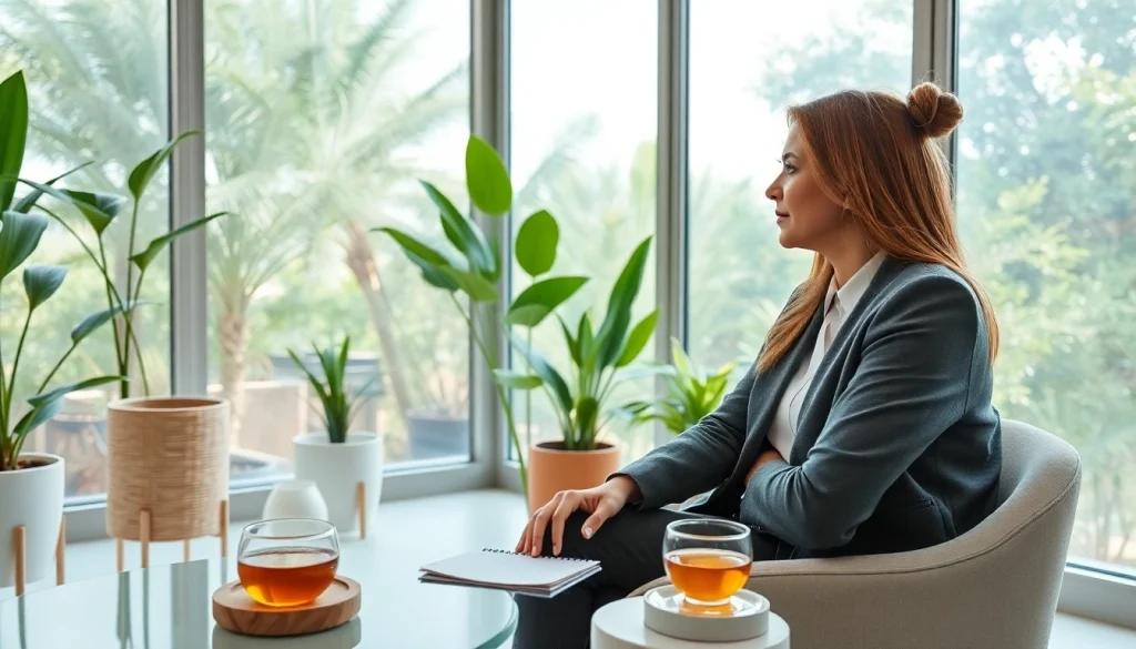 Helping individual through depression treatment dubai in a calm, supportive environment.