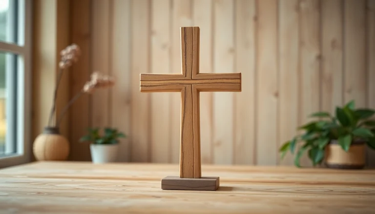 Elevate your space with a beautiful handmade crosses showcasing exquisite craftsmanship.